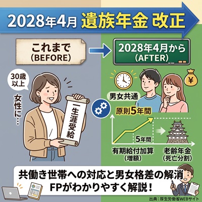 2026年4月・遺族年金が改正