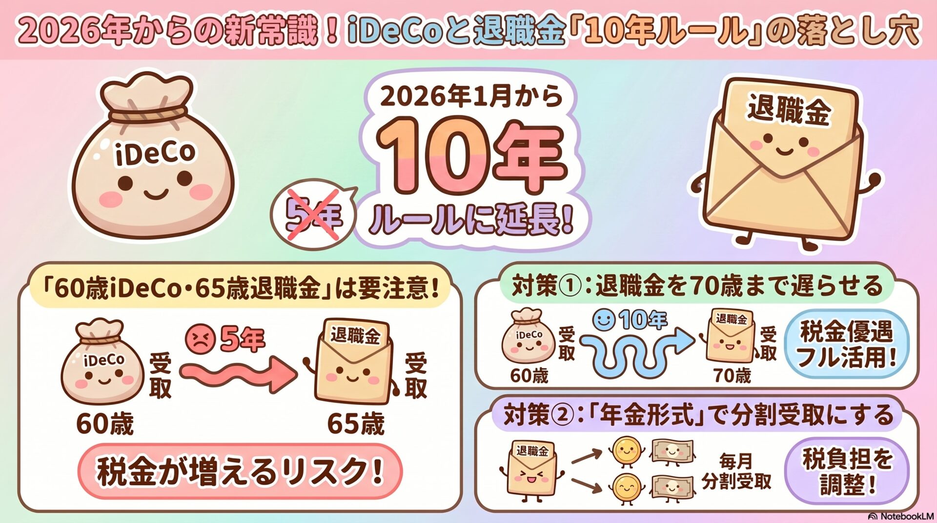 idecoと退職金の10年ルール