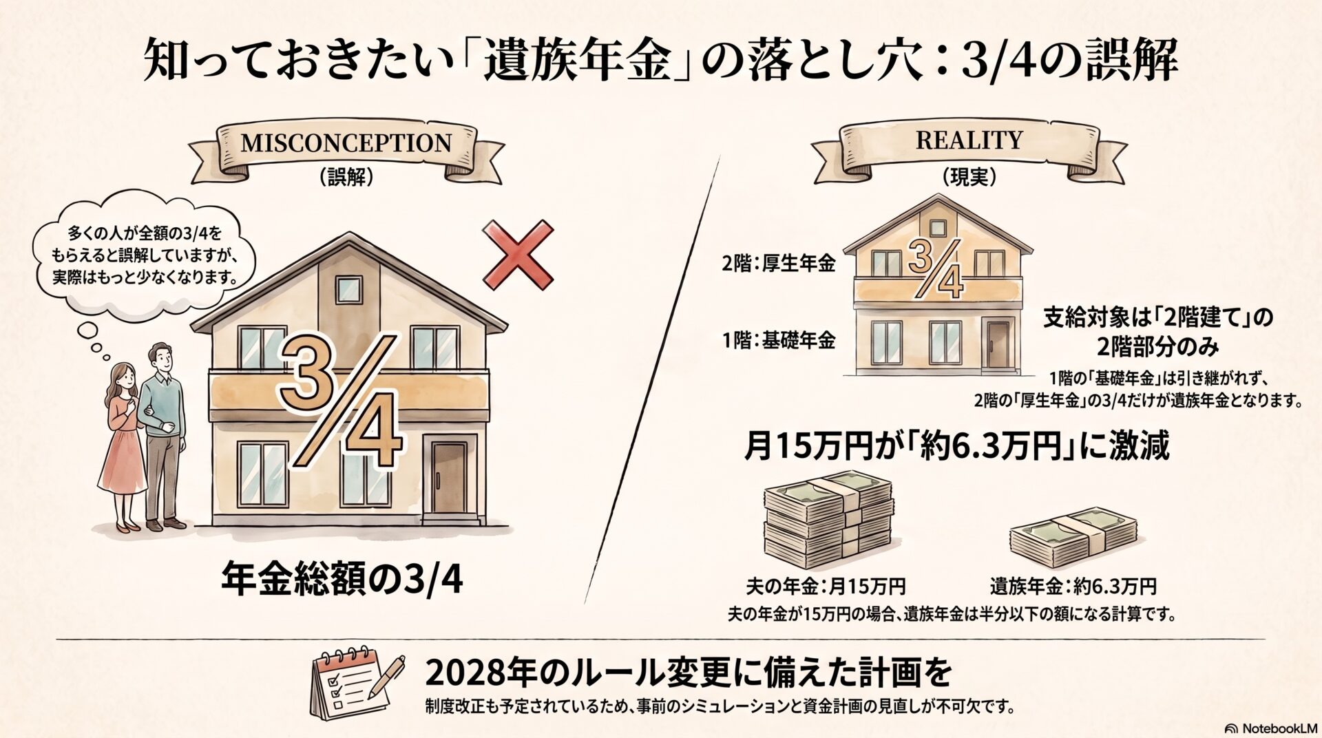 遺族年金の誤解