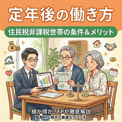 定年後の働き方「あえて住民税非課税を狙う」のは本当にお得？FPが徹底解説