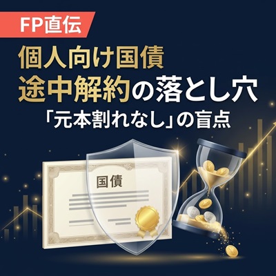個人向け国債「途中解約」の落とし穴と賢い運用術