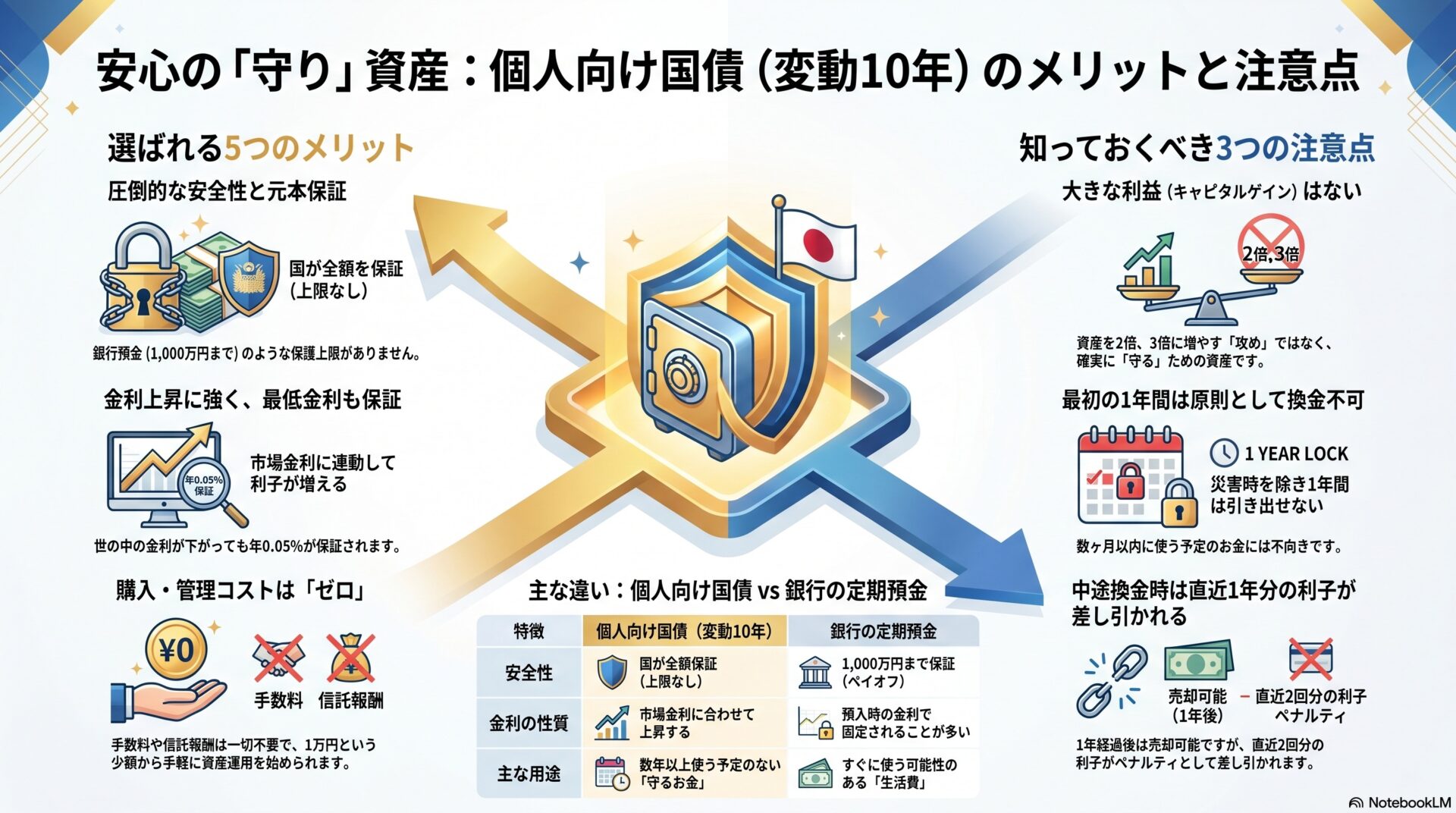 個人向け国債・変動10年のメリットと注意点