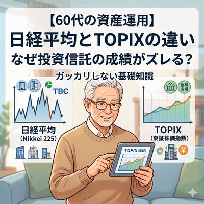 日経平均とTOPIXの違いとは？投資信託でガッカリしないための基礎知識