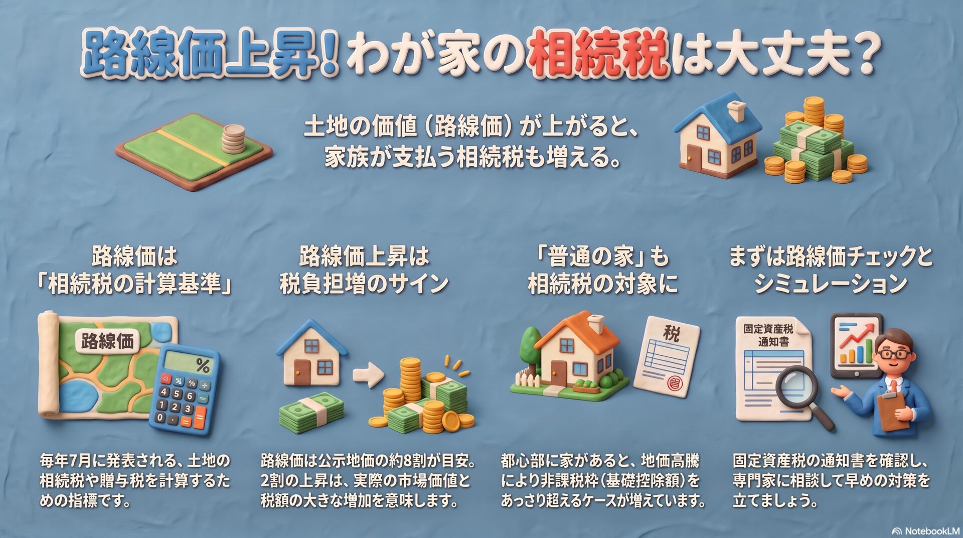 路線価上昇と相続税