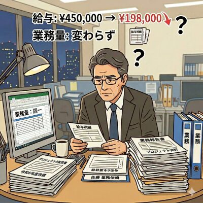 再雇用・給与4割減で仕事はそのまま？動かなきゃ変わらないよ