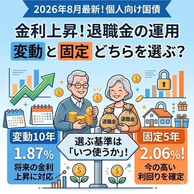 退職金の運用、どの国債を選ぶ？