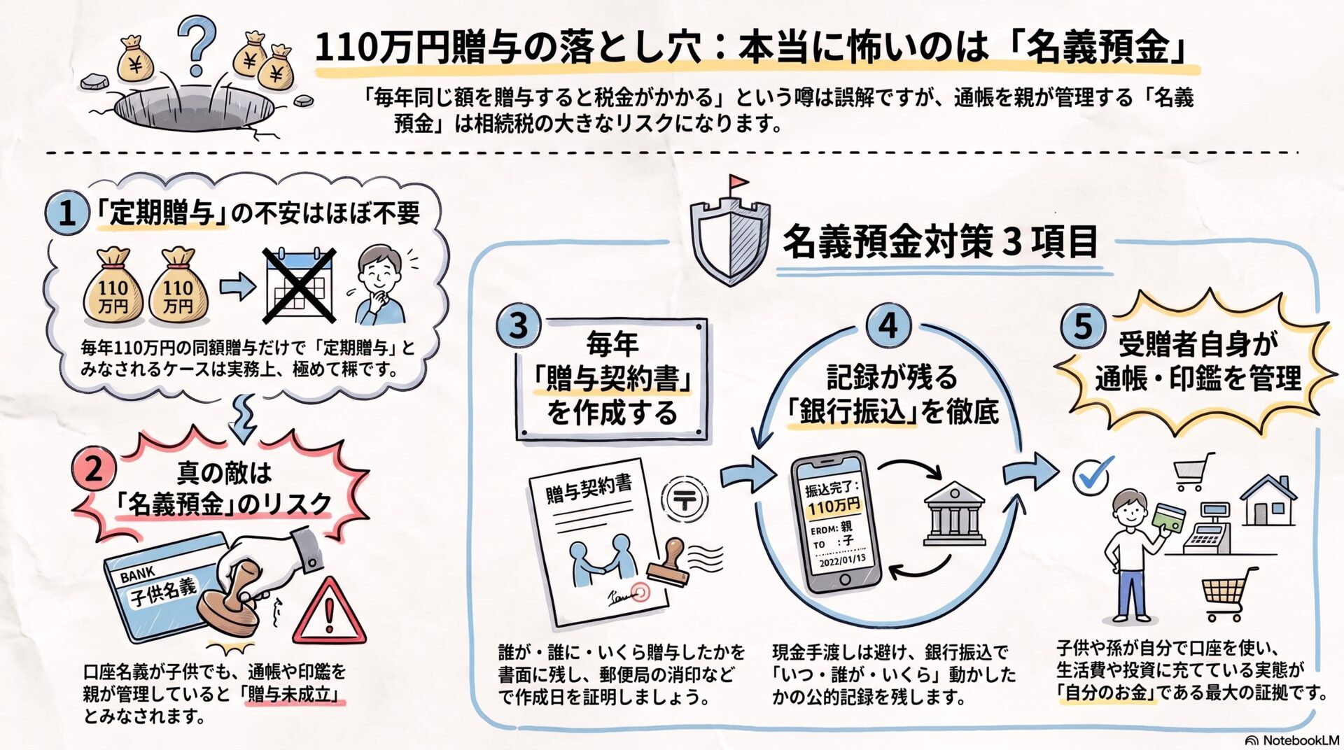 本当に怖いのは名義預金
