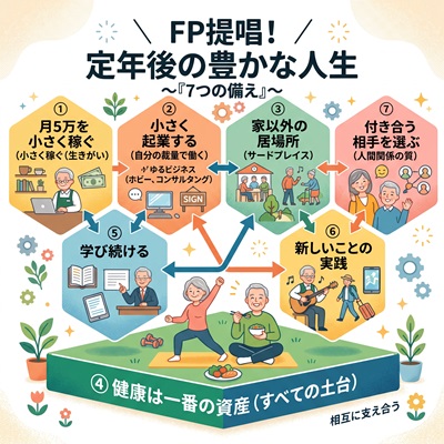 定年後を輝かせる「7つの備え」